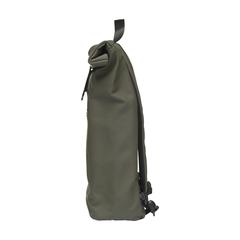 Vue Lennon Roll-Top Recycled Backpack de couleur vert| Krokrodeal