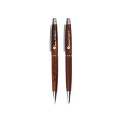Vue MasterClass ensemble d'écriture de couleur marron| Krokrodeal