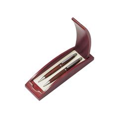Vue MasterClass ensemble d'écriture de couleur marron| Krokrodeal