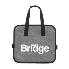 Vue Trunk RPET Felt Organizer Cooler sac de rangement de couleur gris| Krokrodeal