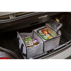 Vue Trunk RPET Felt Organizer Cooler sac de rangement de couleur gris| Krokrodeal