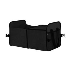 Vue Trunk RPET Felt Organizer Cooler sac de rangement de couleur noir| Krokrodeal