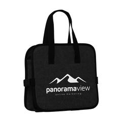 Vue Trunk RPET Felt Organizer Cooler sac de rangement de couleur noir| Krokrodeal