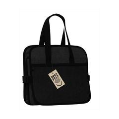 Vue Trunk RPET Felt Organizer Cooler sac de rangement de couleur noir| Krokrodeal