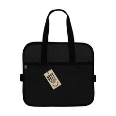 Vue Trunk RPET Felt Organizer Cooler sac de rangement de couleur noir| Krokrodeal