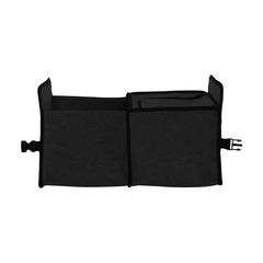 Vue Trunk RPET Felt Organizer Cooler sac de rangement de couleur noir| Krokrodeal