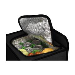 Vue Trunk RPET Felt Organizer Cooler sac de rangement de couleur noir| Krokrodeal