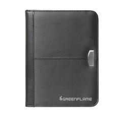 Vue TucsonChief A5 porte-documents de couleur noir| Krokrodeal
