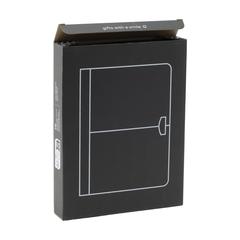 Vue TucsonChief A5 porte-documents de couleur noir| Krokrodeal