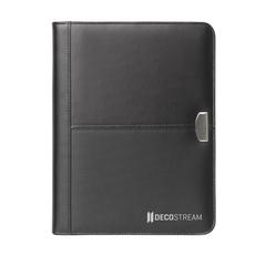 Vue TucsonEmperor A4 porte-documents de couleur noir| Krokrodeal