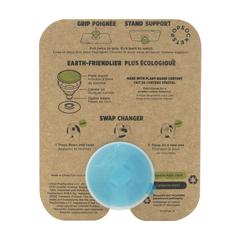 Vue PopSockets® Plant support pour téléphone de couleur blanc| Krokrodeal