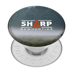 Vue PopSockets® Plant support pour téléphone de couleur gris| Krokrodeal