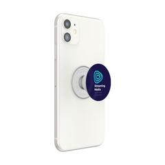 Vue PopSockets® Plant support pour téléphone de couleur gris| Krokrodeal