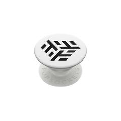 Vue PopSockets® 2.0 support pour téléphone de couleur blanc| Krokrodeal