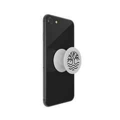 Vue PopSockets® 2.0 support pour téléphone de couleur blanc| Krokrodeal