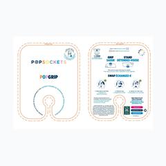 Vue PopSockets® 2.0 support pour téléphone de couleur blanc| Krokrodeal