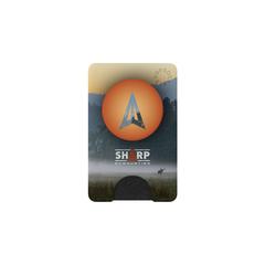 Vue PopSockets® PopWallet+ porte-carte avec PopGrip de couleur blanc| Krokrodeal