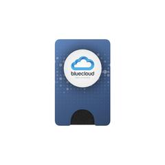Vue PopSockets® PopWallet+ porte-carte avec PopGrip de couleur noir| Krokrodeal