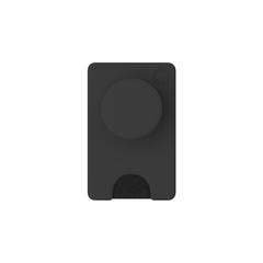 Vue PopSockets® PopWallet+ porte-carte avec PopGrip de couleur noir| Krokrodeal
