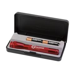 Vue Mini Maglite® AA lampe torche de couleur rouge| Krokrodeal
