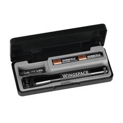 Vue Mini Maglite® LED AA coffert lampe torche de couleur noir| Krokrodeal