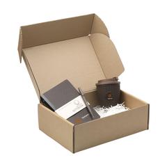 Vue Merch Set Coffee Waste coffret cadeau de couleur marron| Krokrodeal