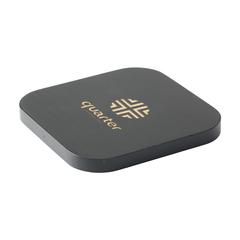 Vue Bamboo FSC-100% Wireless Charger 15W chargeur sans fil de couleur noir| Krokrodeal