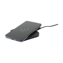 Vue Bamboo FSC-100% Wireless Charger 15W chargeur sans fil de couleur noir| Krokrodeal
