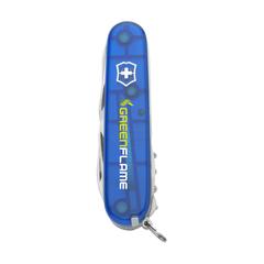 Vue Victorinox Huntsman canif couteau de poche de couleur bleu| Krokrodeal