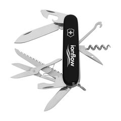 Vue Victorinox Huntsman canif couteau de poche de couleur noir| Krokrodeal