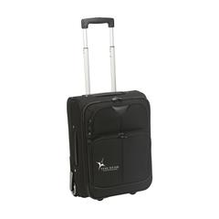 Vue Cabinet Trolley valise à roulettes de couleur noir| Krokrodeal