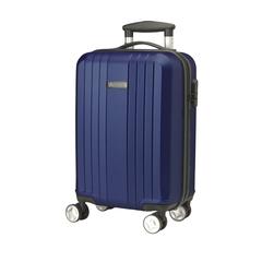 Vue Oxfort Trolley valise à roulettes de couleur bleu| Krokrodeal