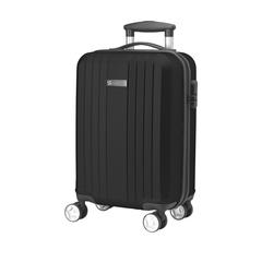 Vue Oxfort Trolley valise à roulettes de couleur noir| Krokrodeal