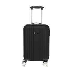Vue Oxfort Trolley valise à roulettes de couleur noir| Krokrodeal
