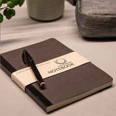 Vue Coffee Notebook A5 bloc-notes de couleur marron| Krokrodeal