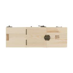 Vue Rackpack Beer Gear de couleur marron| Krokrodeal