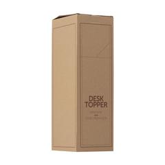Vue Rackpack Desk Topper Topper de couleur marron| Krokrodeal