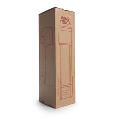 Vue Rackpack FSC-100% Wine Truck de couleur marron| Krokrodeal