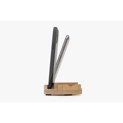 Vue Walter Spinning Dock support de téléphone de couleur marron| Krokrodeal