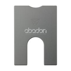 Vue Walter Wallet Recycled Aluminium Slim -4- porte-cartes de couleur gris| Krokrodeal