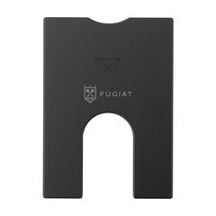 Vue Walter Wallet Recycled Aluminium Slim -4- porte-cartes de couleur noir| Krokrodeal