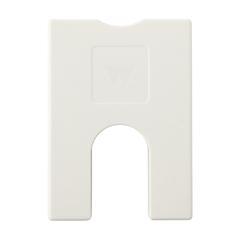 Vue Walter Wallet Original -7- porte-cartes de couleur blanc| Krokrodeal
