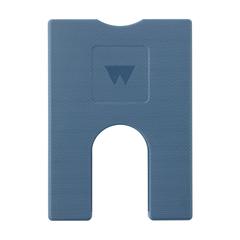 Vue Walter Wallet Original -7- porte-cartes de couleur bleu| Krokrodeal