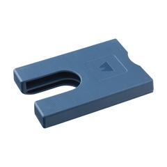 Vue Walter Wallet Original -7- porte-cartes de couleur bleu| Krokrodeal