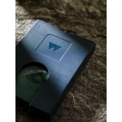 Vue Walter Wallet Original -7- porte-cartes de couleur bleu| Krokrodeal