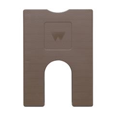 Vue Walter Wallet Original -7- porte-cartes de couleur marron| Krokrodeal