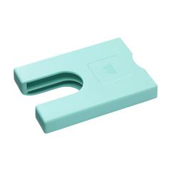 Vue Walter Wallet Original -7- porte-cartes de couleur vert| Krokrodeal