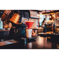 Vue Circular&Co Recycled Coffee Cup 227 ml mug de couleur noir| Krokrodeal