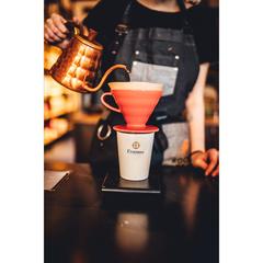Vue Circular&Co Recycled Coffee Cup 227 ml mug de couleur noir| Krokrodeal