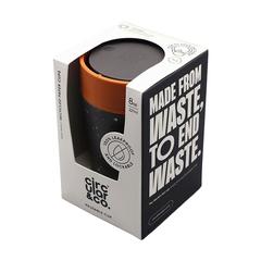 Vue Circular&Co Recycled Coffee Cup 227 ml mug de couleur orange| Krokrodeal